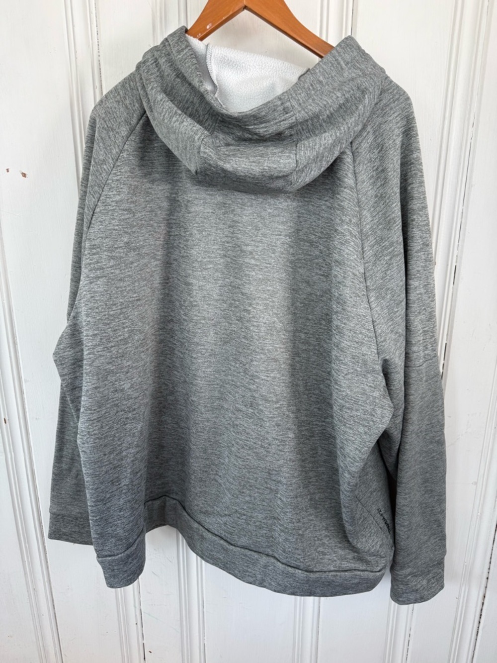 Nike Gray Crewneck Hoodie with Logo - Picture 7 of 7